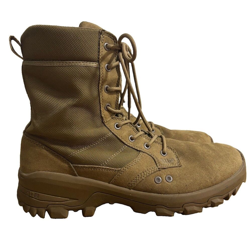 5.11 Tactical Speed 3.0 Jungle Boots Mens 13 Dark Coyote Brown Combat Work EUC